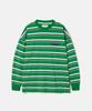 Dirty One Multi Stripe Long-Sleeved T-Shirt (Green)