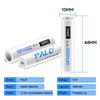 PALO 20-40pcs 10440 Battery 380mAh Top Button 3.7V 10440 Rechargeable Lithium Battery AAA 3A Rechargeble Li-ion Batteries