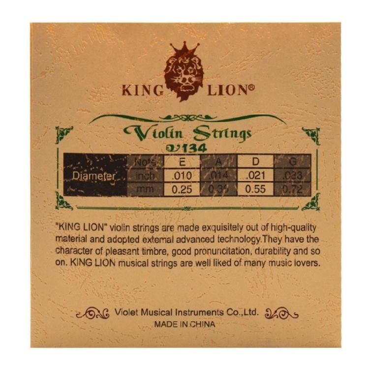 Universal Violin Strings Rustproof Steel Core Violin Fiddle String Replacement
