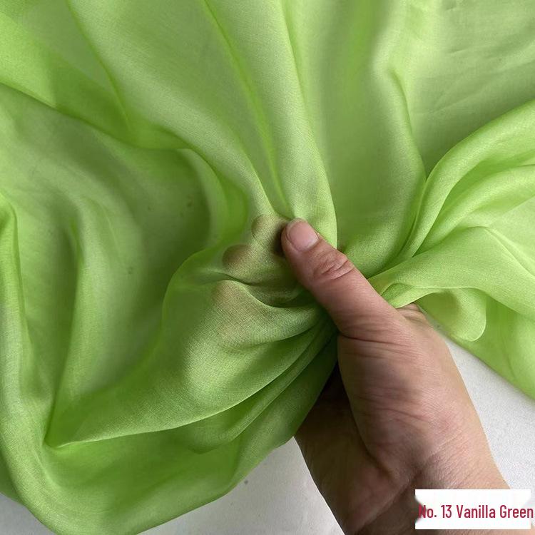 6mm Real Mulberry Silk Chiffon Fabric, 140cm Wide - Sheer and Lightweight for Scarves, Dresses, and Gowns. Retro Style.