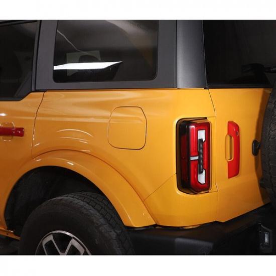 For Ford Bronco -2025 Exterior Door Handle Trim Cover Accessories Red 5PCS