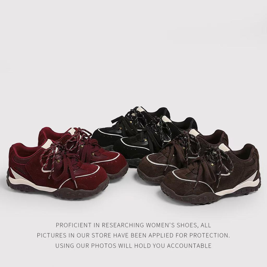 Star With The Same Contrasting Color German Training Shoes Women'S Winter Platform Sports Shoes Forrest Gump Shoes