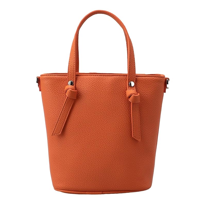 

[Cohen] 2WAY leather-like mini tote bag 76816470250 4500 ORANGE(45) FREE