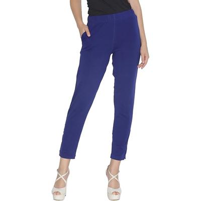 Lyra Women Solid Premium Cotton Kurtipant | Mid-Waist | Fashionwear