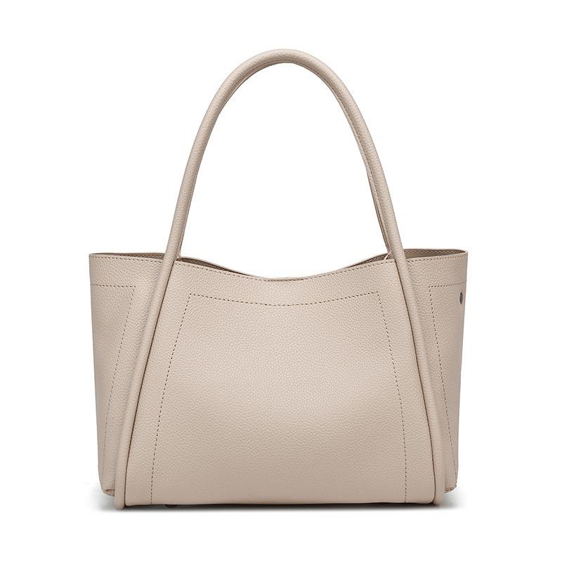 Handbag New Niche Soft Leather Vegetable Basket Bag Women's High-end Sense Large-capacity Tote Bag Handbag