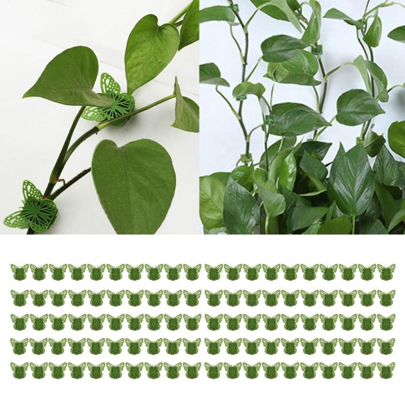 Garden Plant Support Clips, Adjustable Plant Stem Benders Suitable for Indoor Outdoor Gardening Effective Growth Control