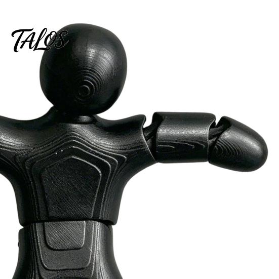 Desktop Decompression Toy 3D Printed Articulated Figure, Movable Joints Figurine, Compact Small Robot Desk for Kids Adults, Stress Relief Fidget Home