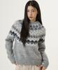 UNKNOWN PLANET Nordic Raglan Knit Gray