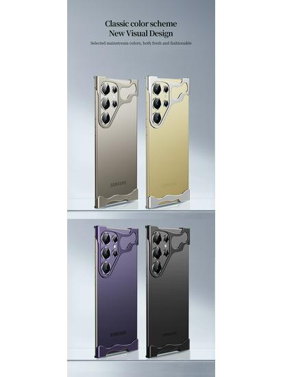 Universal Drop-Proof Samsung Ultra S25/S24/S23 Metal Corner Phone Case