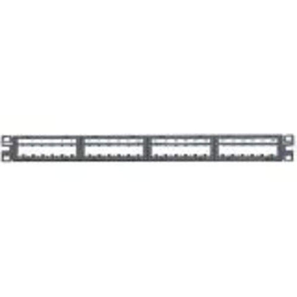 

Panduit Corporation (PANDUIT) Modular Patch Panel Frame, 6-Port Faceplate Type, 24 Ports, 1U, CPPL24M6BLY