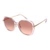 Coach Logo Detail Irregular Frame Sunglasses Unisex Sunglasses Gold OHC8403D57051359