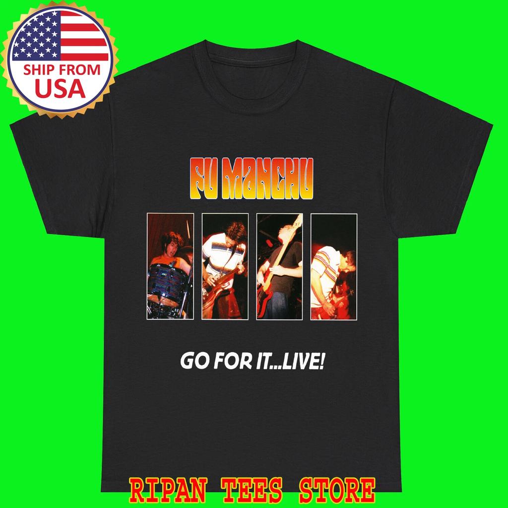Fu Manchu Go For It... Live! Black Size S - 5XL