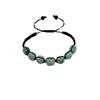 Natural Stone Bracelet - Adjustable Woven Necklace Jewelry with Tiger Eye Stones
