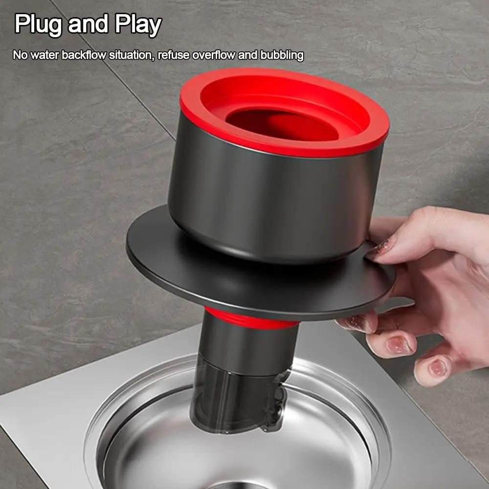 Multifunctional Kitchen Basin Sewer Floor Drain Anti Odor Bathroom Accessories Stainless Steel Drain Pipe Adapter Sealing Ring