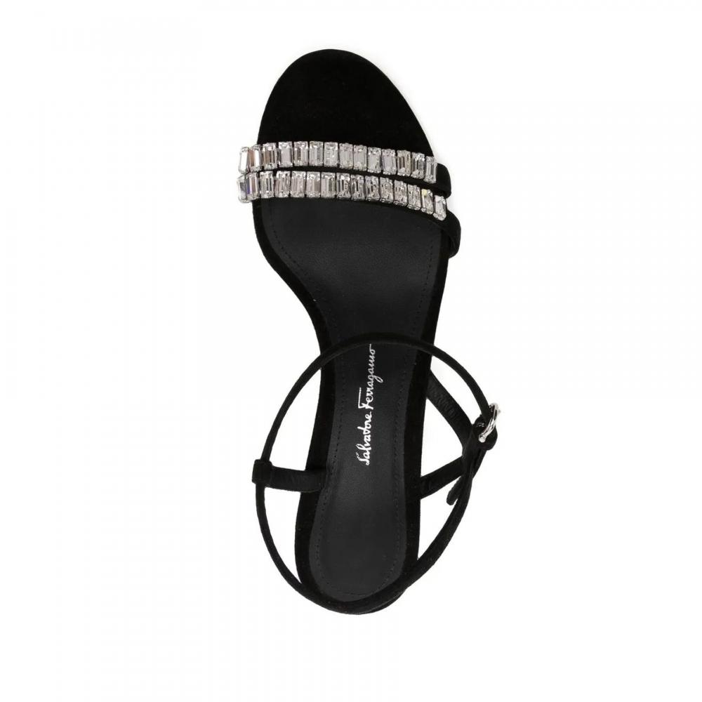 Salvatore Ferragamo Ferragamo Ankle Strap Sandal Black