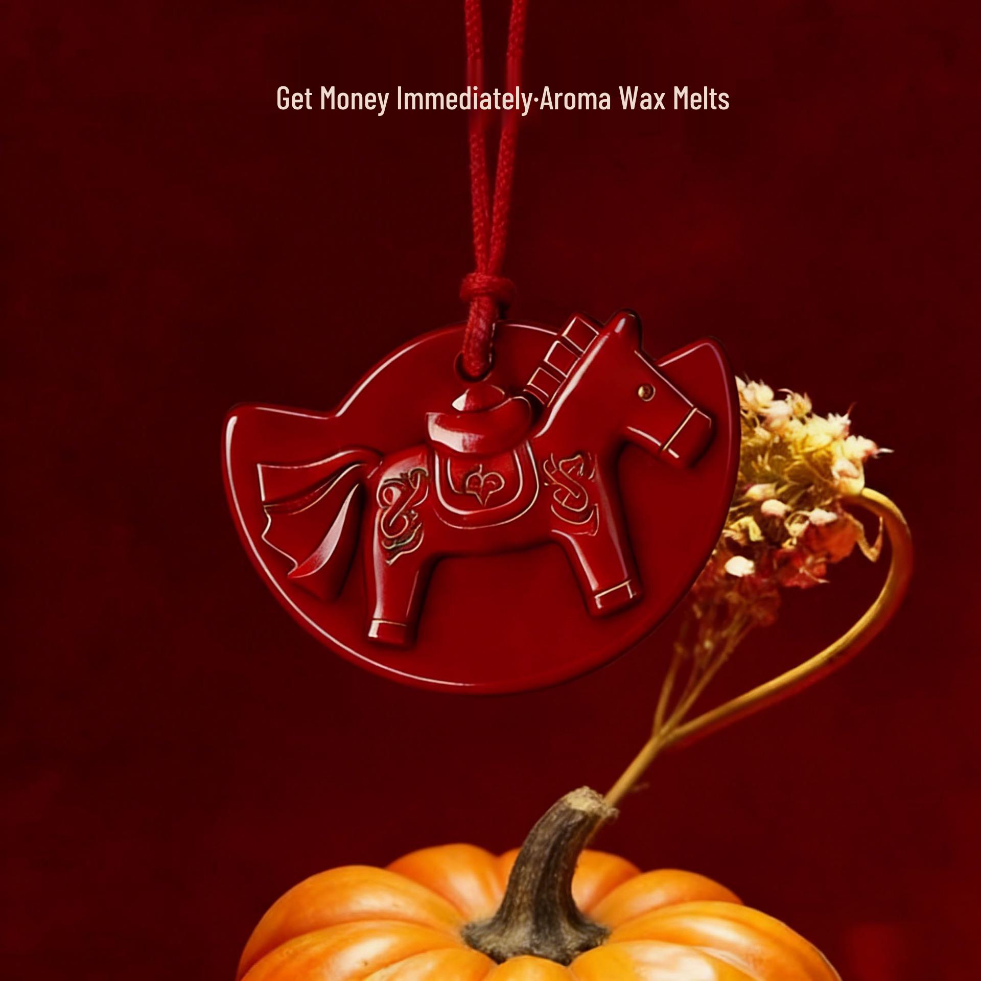 Year of the Horse Aromatherapy Wax Tablets: Long-lasting Fragrance for Car, Home, or Wardrobe