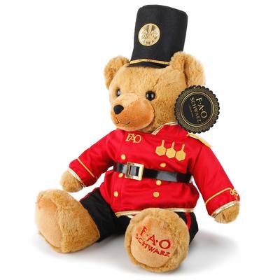 Toytron FAO Schwarz Signature Soldier Bear Plush Doll 30cm