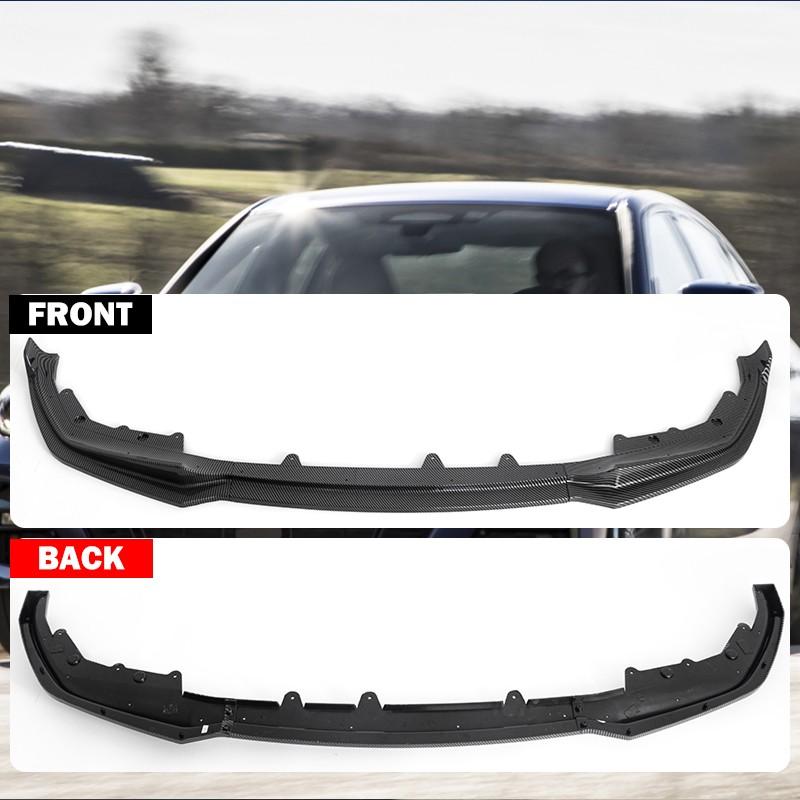 Front Bumper Lip Splitter Carbon Black For BMW 3 Series G20 G28 M-Sport 19-2022