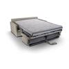 Canapea extensibilă express - 3 locuri - LINCOLN - Catifea reiată Bej - 175 x 100 x 87 cm - MONDO