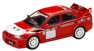 Mitsubishi LANCER RS EVOLUTION 6 2000 RALLIART Red 1/64 (CP9A)