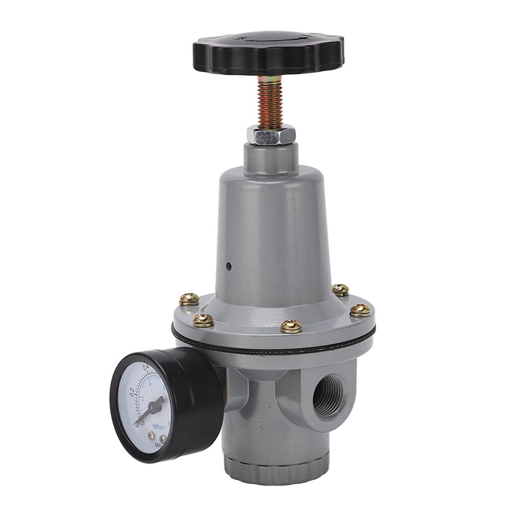 Pneumatic Air Reducing Valve Air Source Compressed System Pressure Regulator Kit with Gauge QTY?10