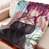 Cartoon Honkai Star Rail Kafka Flannel Blanket Cover Warmth Soft Anime Blanket Multifunctional Decor Home Universal Blankets