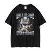 Alpha In The Streets Kitten In The Sheets T Shirt Y2K Funny Wolf Meme Graphic Tshirts Men Women Fashion Humor Oversized Tshirt