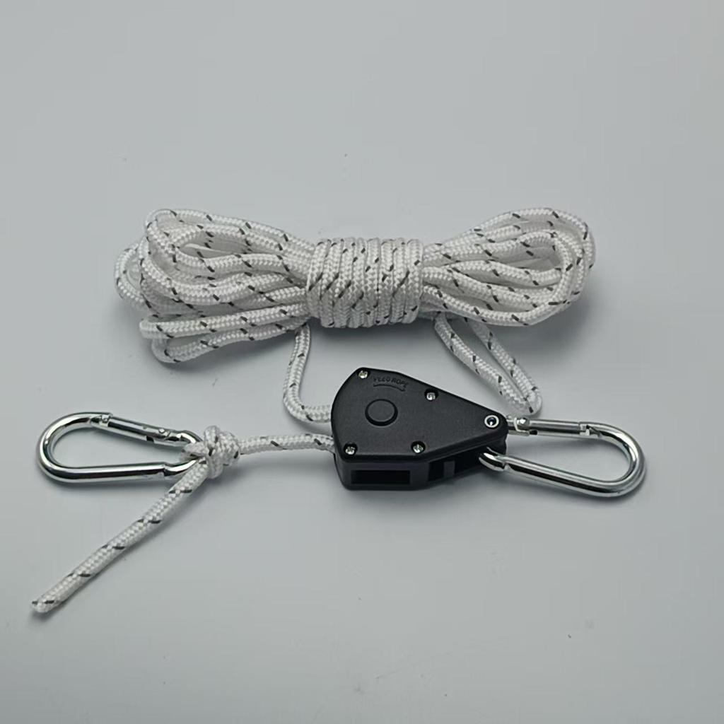 Outdoor Metal Pulley Rope Tensioner for Tent Canopy