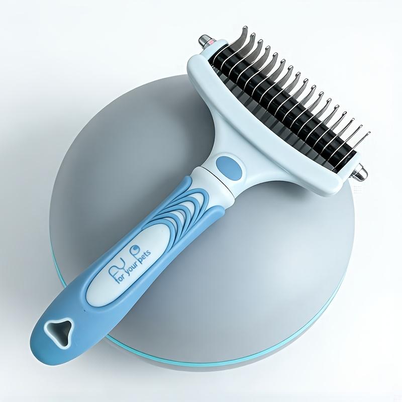 Stainless Steel Pin Rake Comb Professional Grooming Detangling Brush Suitable Medium Large Dogs Cats Daily Beauty Care Supplies
