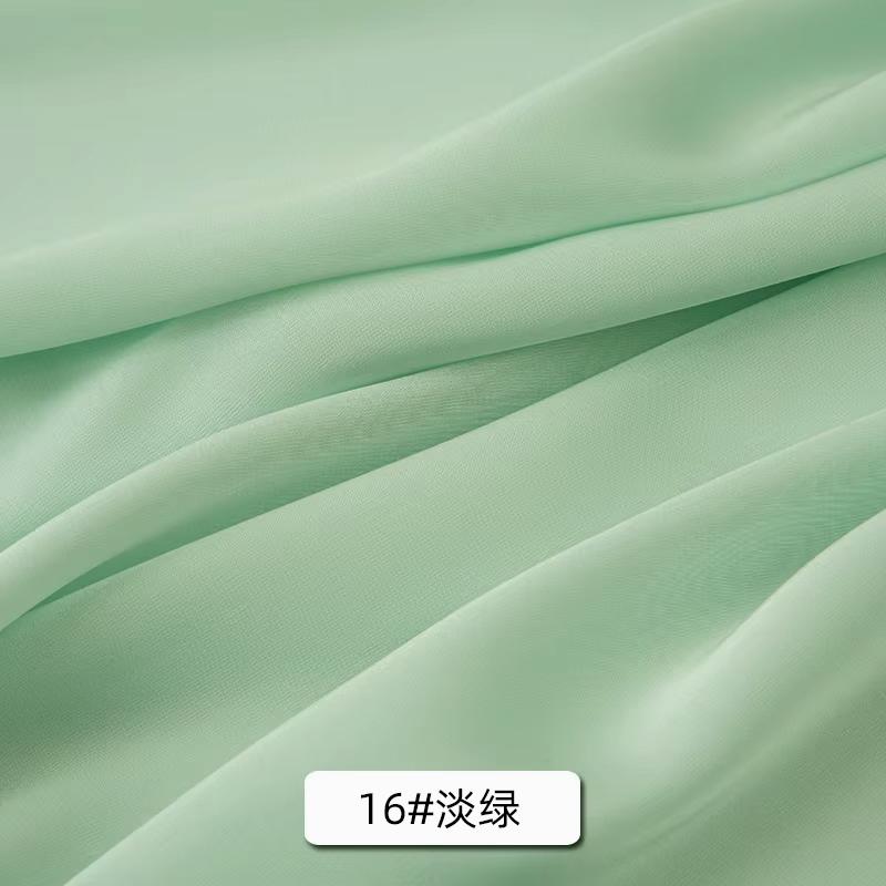 0.5m/1m/2m Soft Satin Chiffon Fabric For Clothing Skirts, Shirt Linings, Home Wear, Pajamas, Handmade DIY Fabric TJ22078