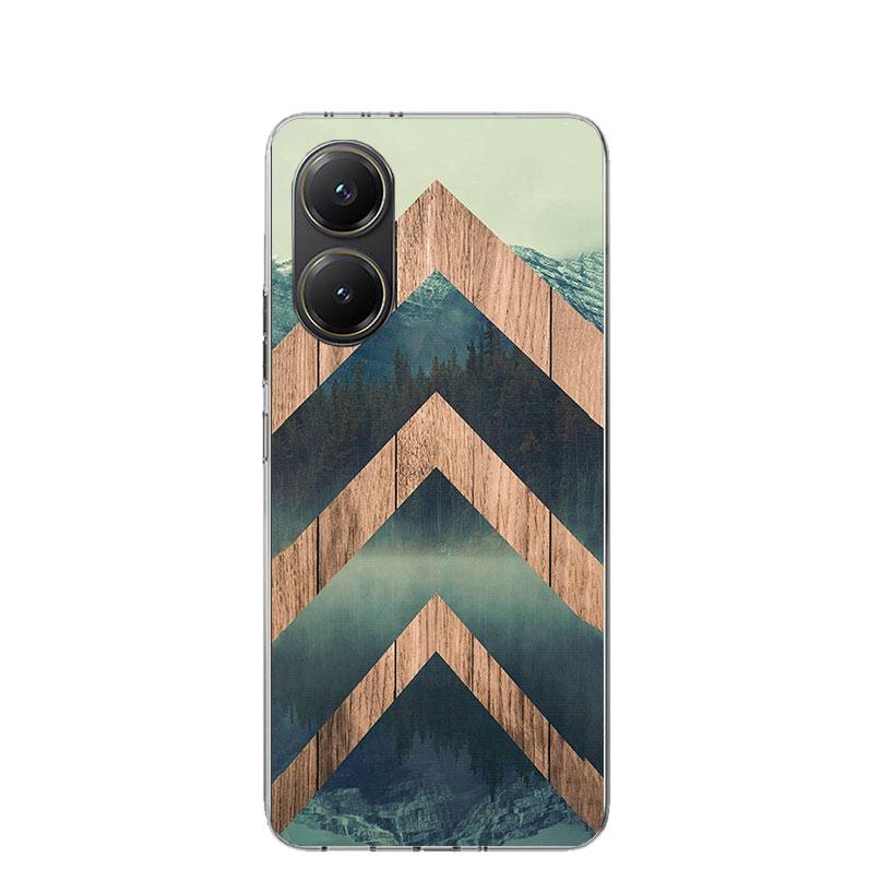 Forest Geometry Wood Nature Case Phone Cover for Xiaomi Poco X3 Nfc X5 X6 X7 X4 Gt F7 Ultra F6 F5 Pro F4 F3 M5S M4 M6 M3 Trend F