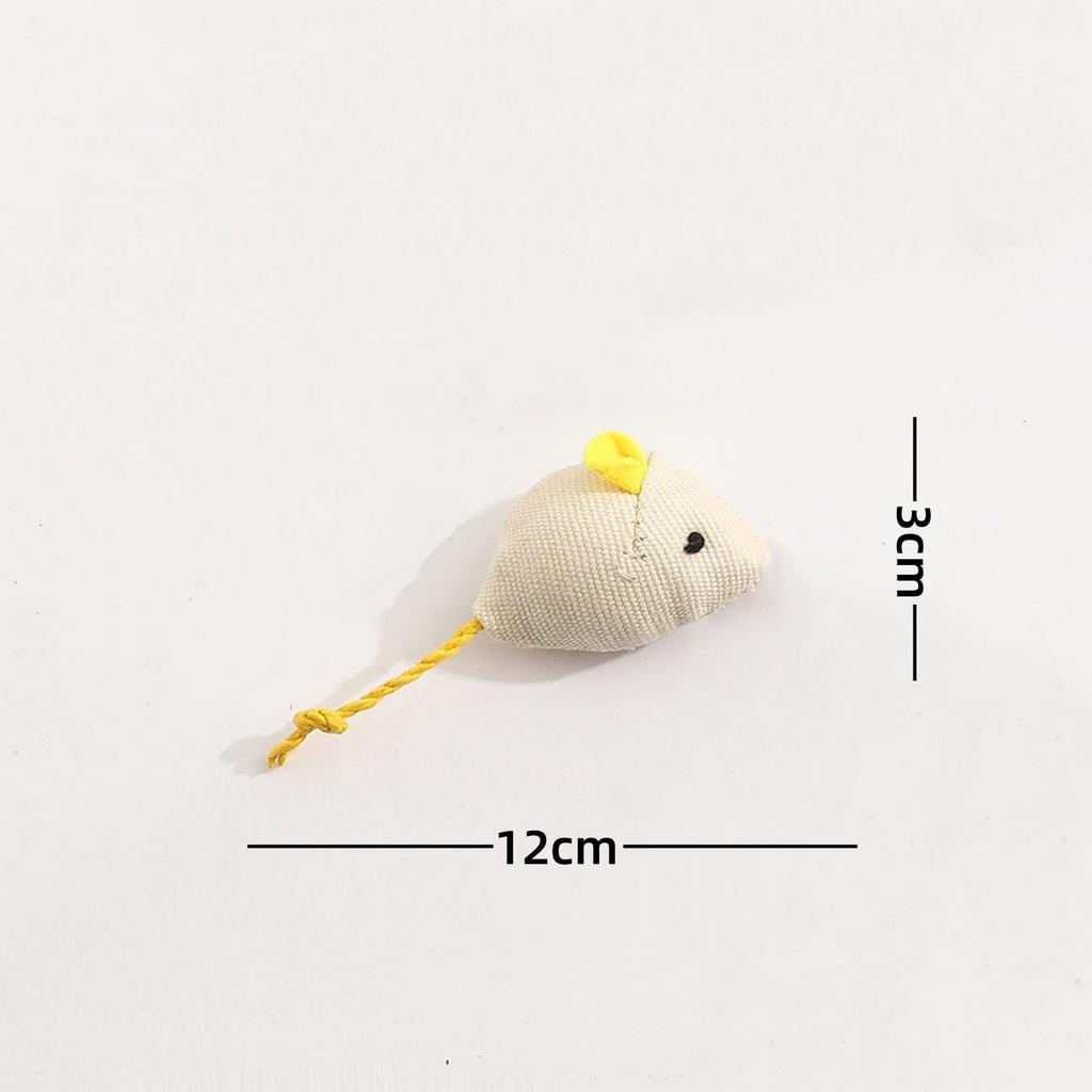 Cat Toy Set: Plush Feather Mouse Molar & Bite-Resistant