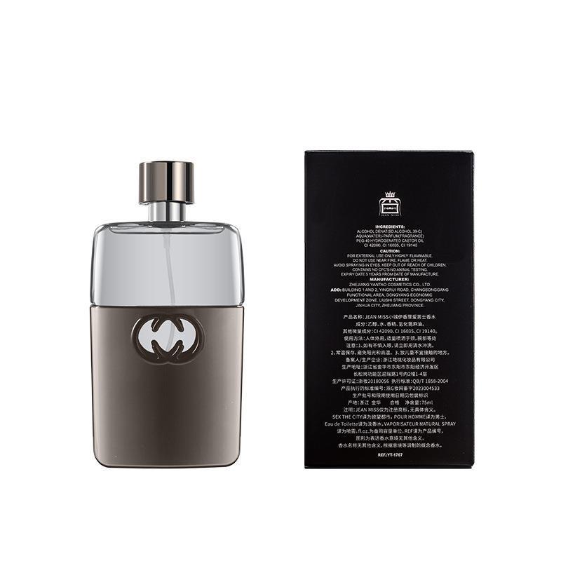 Guilty Black Black Sin Love Men's Cologne Fresh Woody Sandalwood Eau de Perfume 75ml