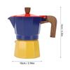 150ml Volume Italian Coffee Pot Aluminum Moka Pot Coffee Machine  Home Brewing