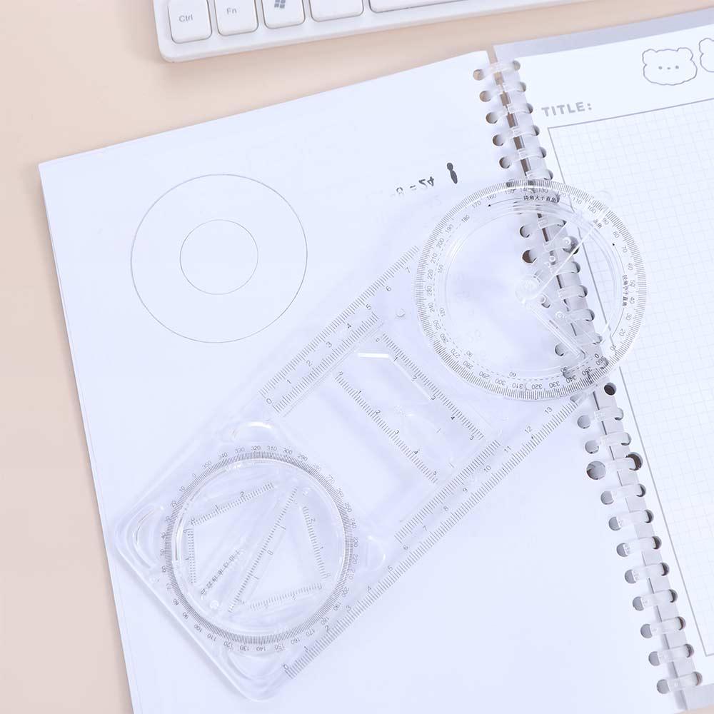 Ruler Straight Geometry Ruler Multifunctional Drawing Template Drawing Ruler  Children Student