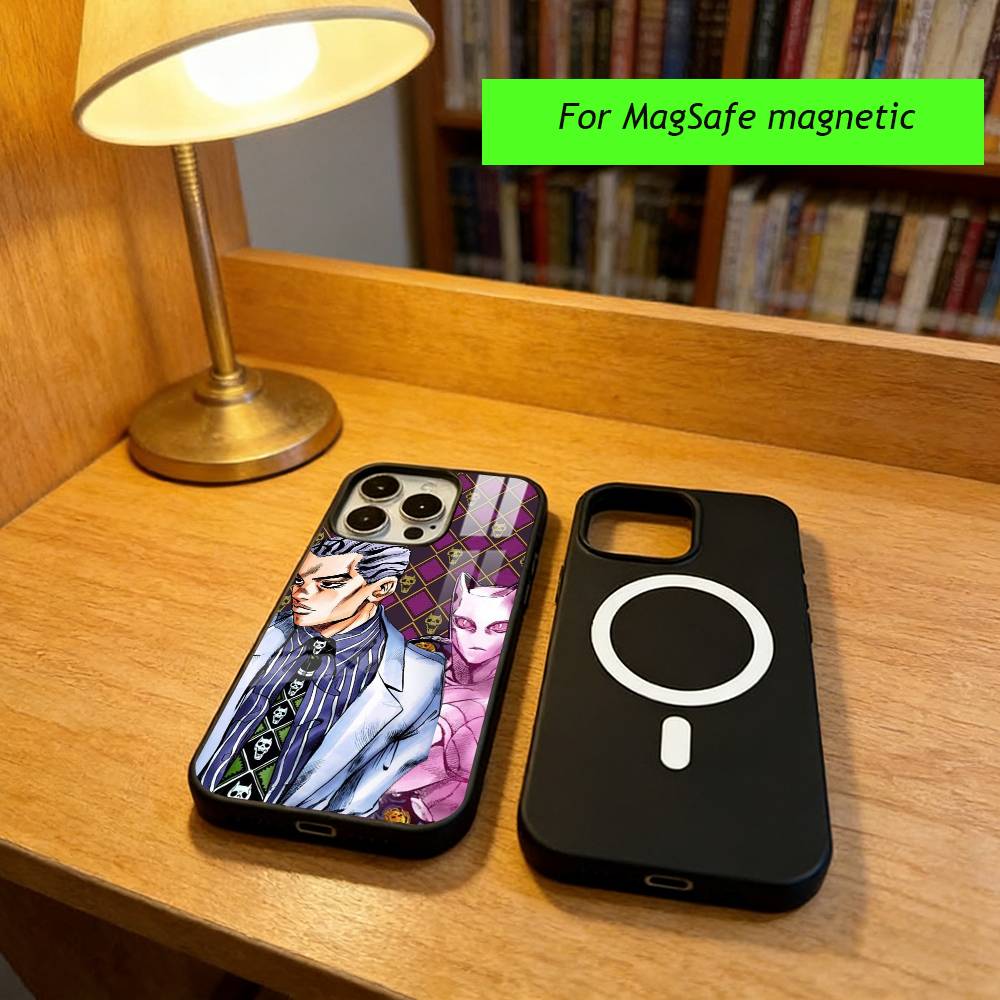 Anime JoJo s Bizarre Adventure  Phone Case For iPhone17,16,15,14,13,12,11 Plus,Pro Magnetic For Magsafe Wireless Charging iPhone17Pro