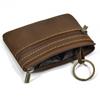 Leather Change Bag Retro Leather Casual Small Money Bag Cowhide Zipper Change Bag Handmade Coin Bag