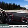 For Honda Jazz Fit 3rd GK5 2014 2015 2016 2017 2018  Car Dashboard Cover Anti-UV Non-slip Mat Avoid Light Pad Accessories