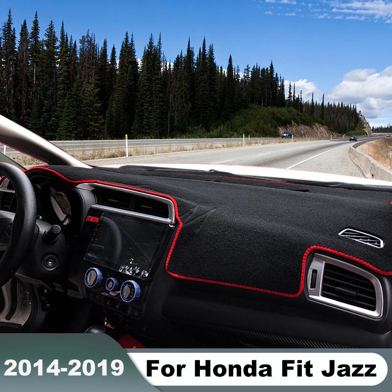 For Honda Jazz Fit 3rd GK5 2014 2015 2016 2017 2018  Car Dashboard Cover Anti-UV Non-slip Mat Avoid Light Pad Accessories