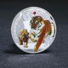 Zambia Wildlife Diamond-Studded Medal: Gorilla, Tiger, Blue Whale, Panda Souvenir Collection
