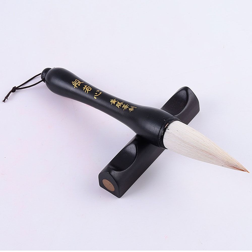 Traditional Chinese Calligraphy Brush Oil Watercolor Oil Painting Scriptures Writing Brush Wood High-end Art Paint Brush Class
