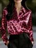 2026 Camicia Casual alla Moda da Donna con Stampa Leopardo Moderna Europea & Americana - Collezione Primavera/Autunno