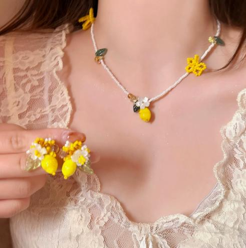 Resin Flower Earrings Vacation Style Sweet Minimalist Luxury Ear Jewelry