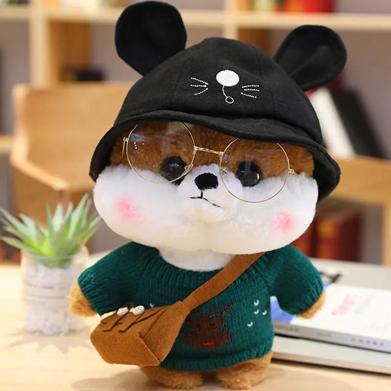 Net Red Shiba Inu Doll Husky Plush Comfortable Toy Puppy Doll Pillow Cute Ragdoll Girl Birthday Gift