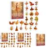 Christmas Countdown Calendar With Maple Leaf Girl And Ballet Dancer Acrylic Holiday Decor For Parties