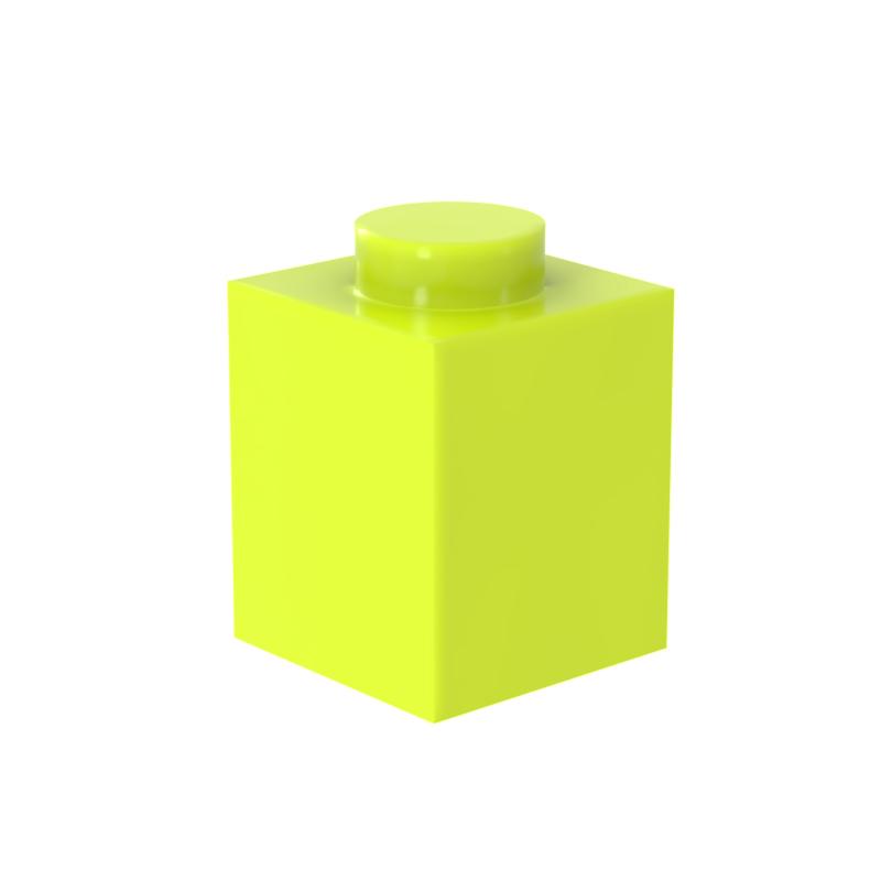 [FunBrick] 20PCS Classic DIY Building Blocks Thick Figures Bricks 1x1 Dots Educational Creative Compatible With 3005 Plastic To