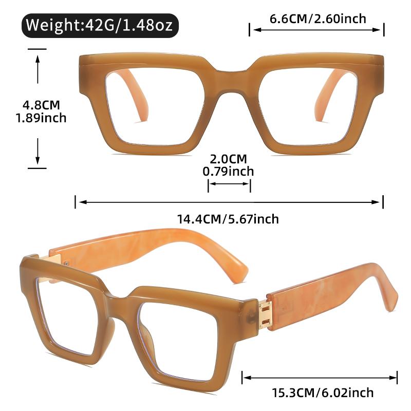 Retro-Brillen mit Marmormuster und Blaulichtfilter für Damen und Herren von europäischen und amerikanischen Luxusmarken