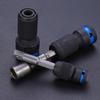 1/2" Square Drive to 1/4" Hexagonal Sockets Adapter Secure Grip Four Flutes Design AntiCorrosion For Professional DIY Projects