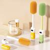 4 In 1 Silicone Baby Bottle Brush Long Handle Cup Pacifier Gap Cleaner Portable Infant Feeding Bottle Cleaning Tool