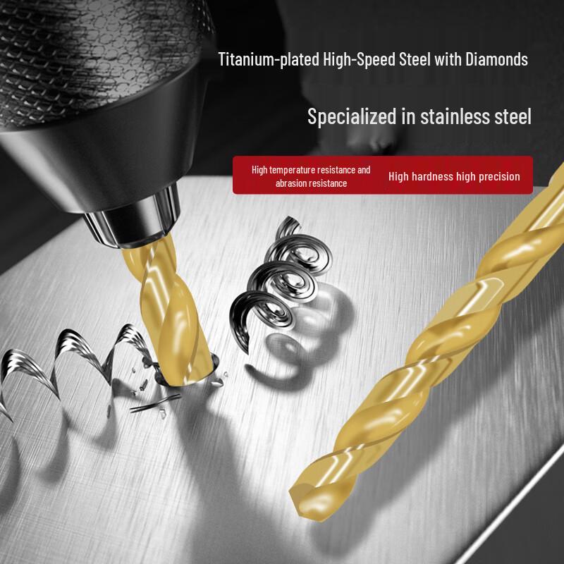 Red Knight M35 Titanium Cobalt Twist Drill Bit